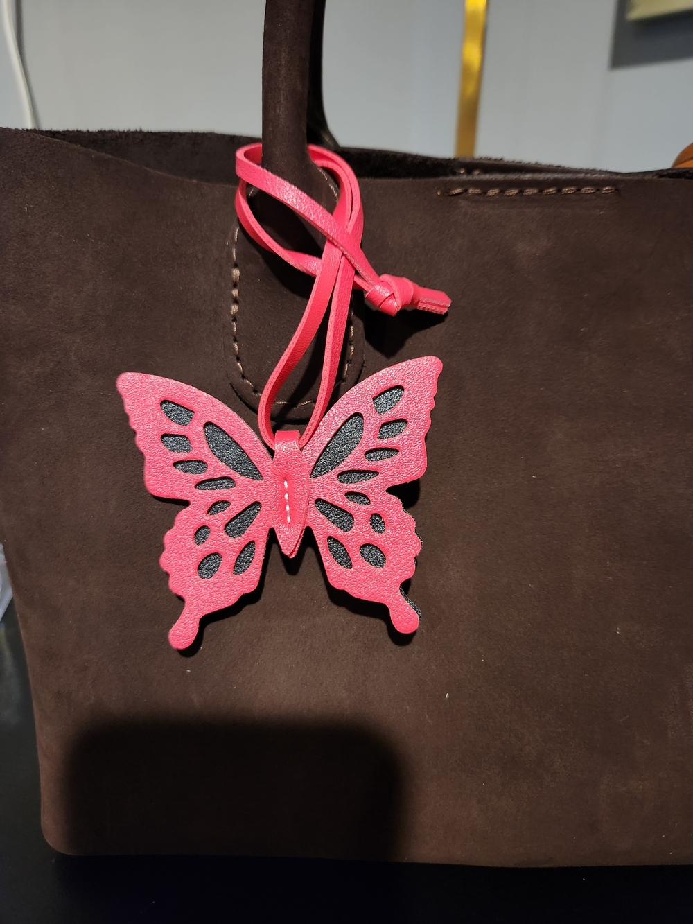 Pink Butterfly Charm